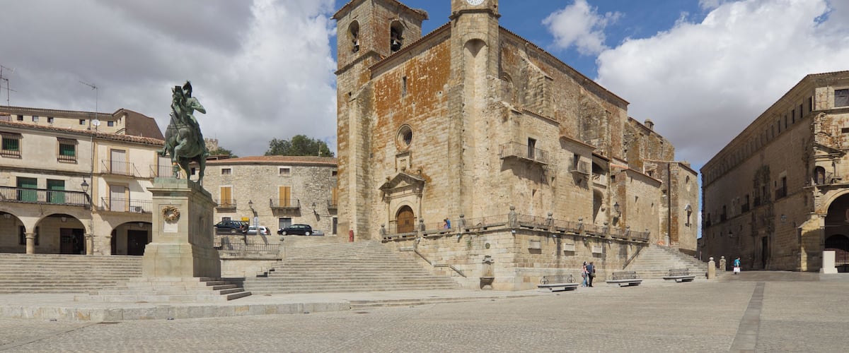 Main Square of Trujillo, Extremadura, Spain.