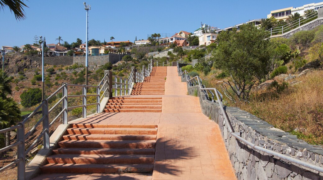 Stairs in a walking path in San Agustin, Gran Canaria