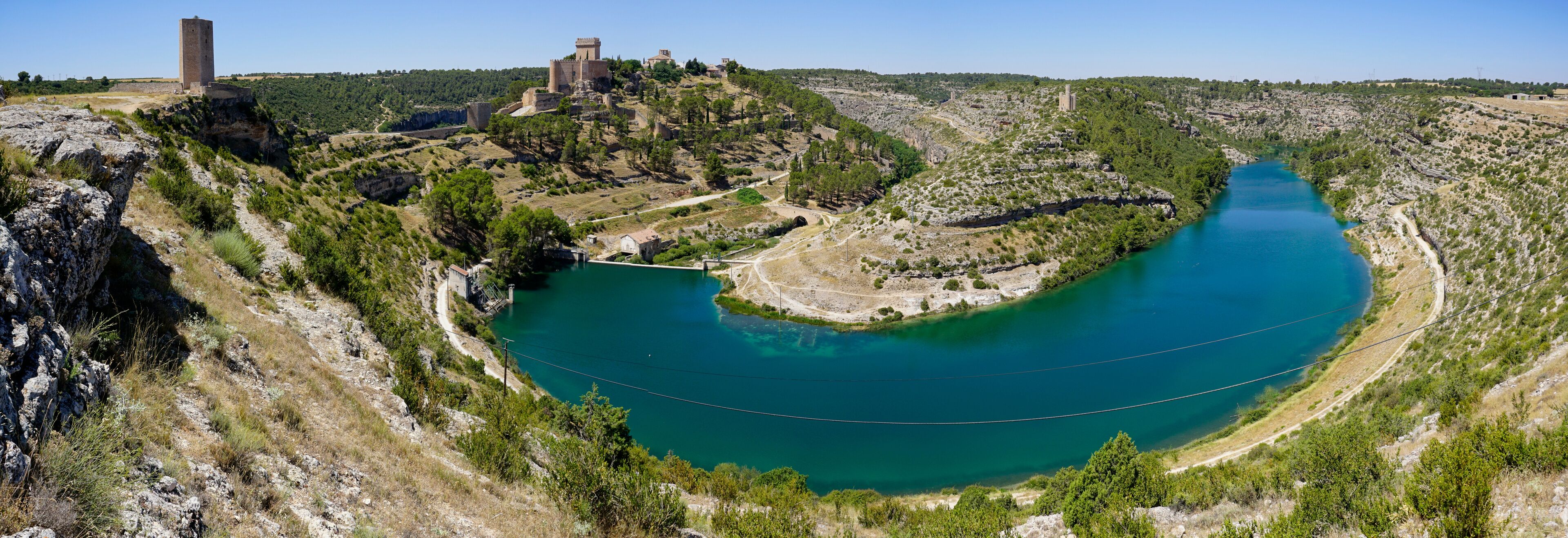 Town, castle and marsh of alarcon
