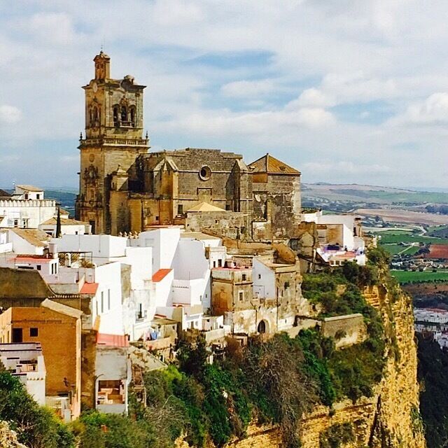 Arcos de la Frontera. Gorgeous white town on top of a cliff in Andalucia. 