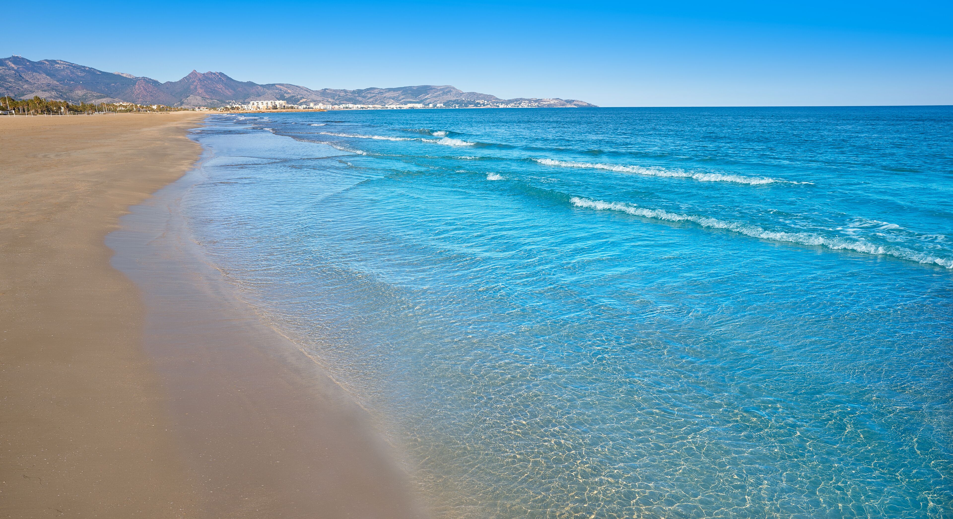 Gurugu beach in Grao de Castellon Spain