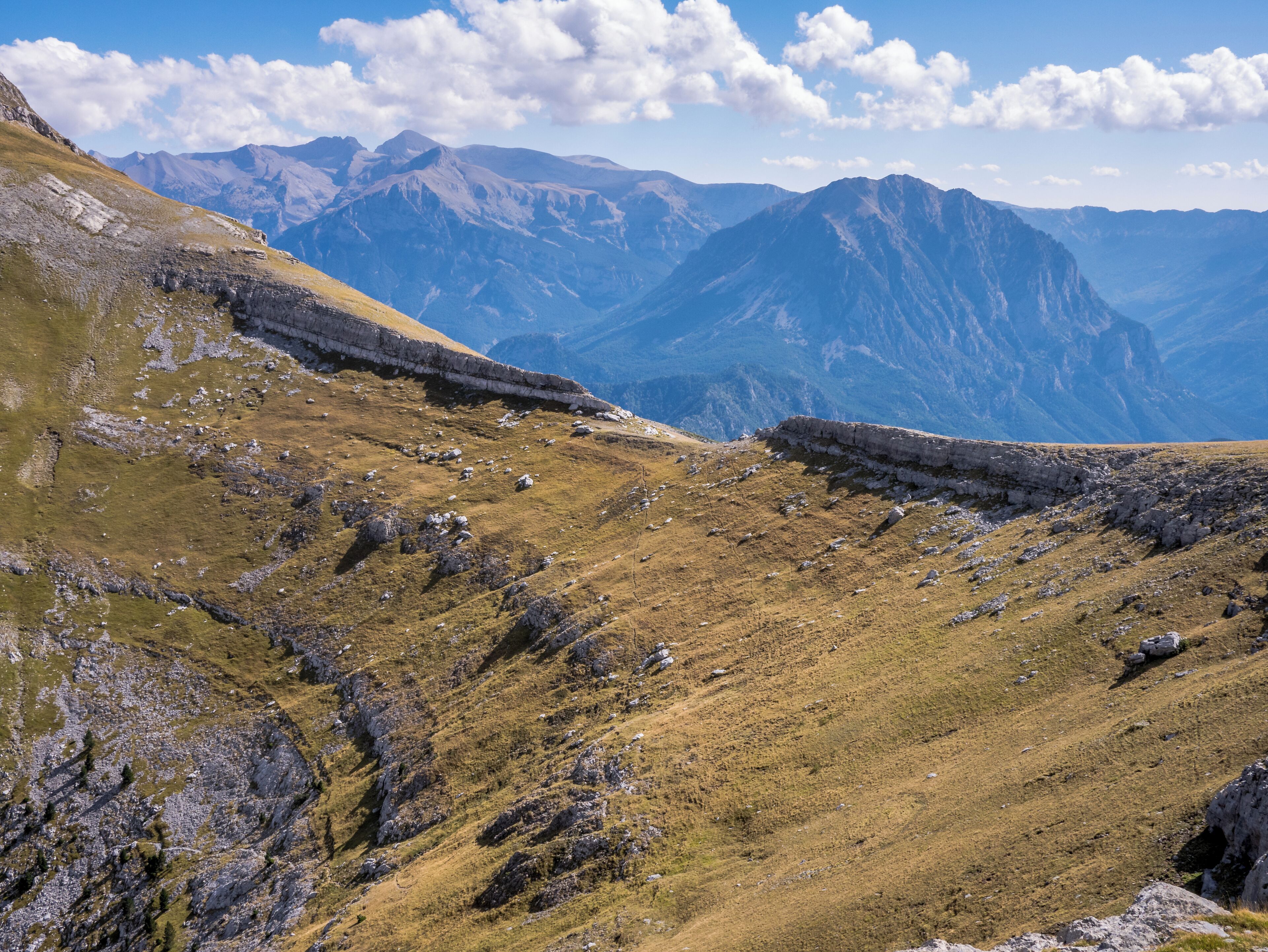 Portillo de Tella mountain pass (2089 m). Sobrarbe, Huesca, Aragon, Spain
