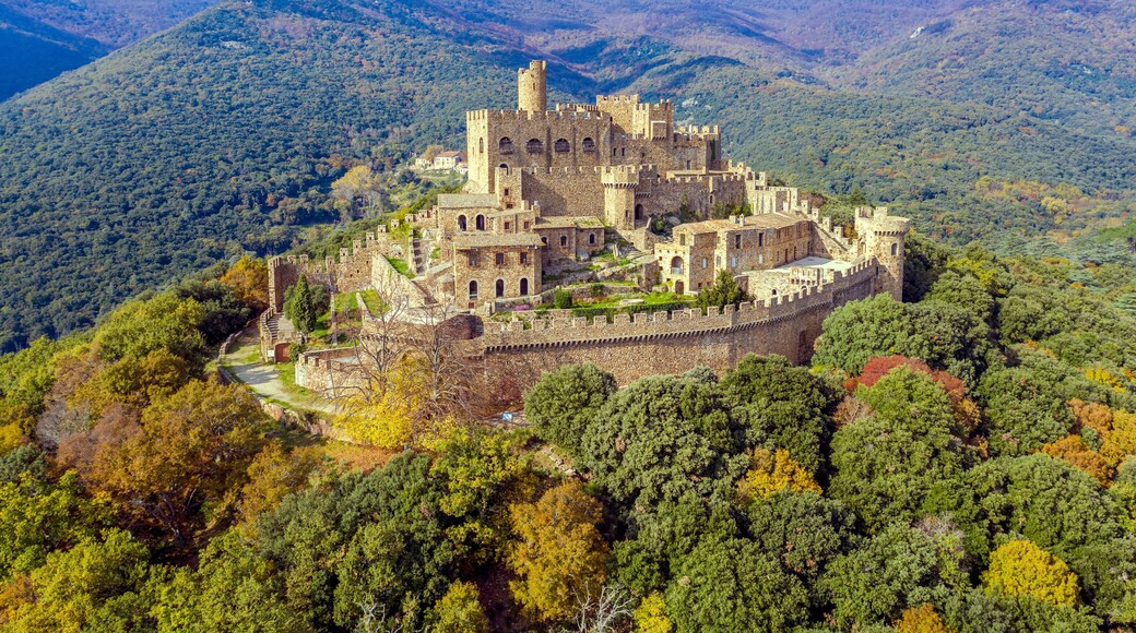 Castle of Requesens la Jonquera Catalonia Spain.