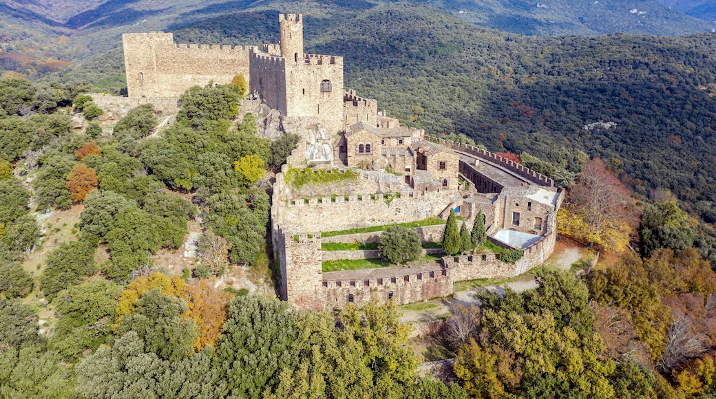 Castle of Requesens la Jonquera Catalonia Spain.