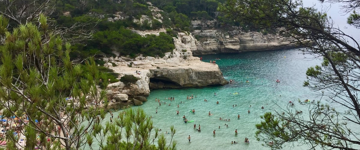 Cala mitjana one of the
Many beautiful and unspoilt Menorca beaches! As many of them access its not simple but its totally worth it! #TakeAHike
