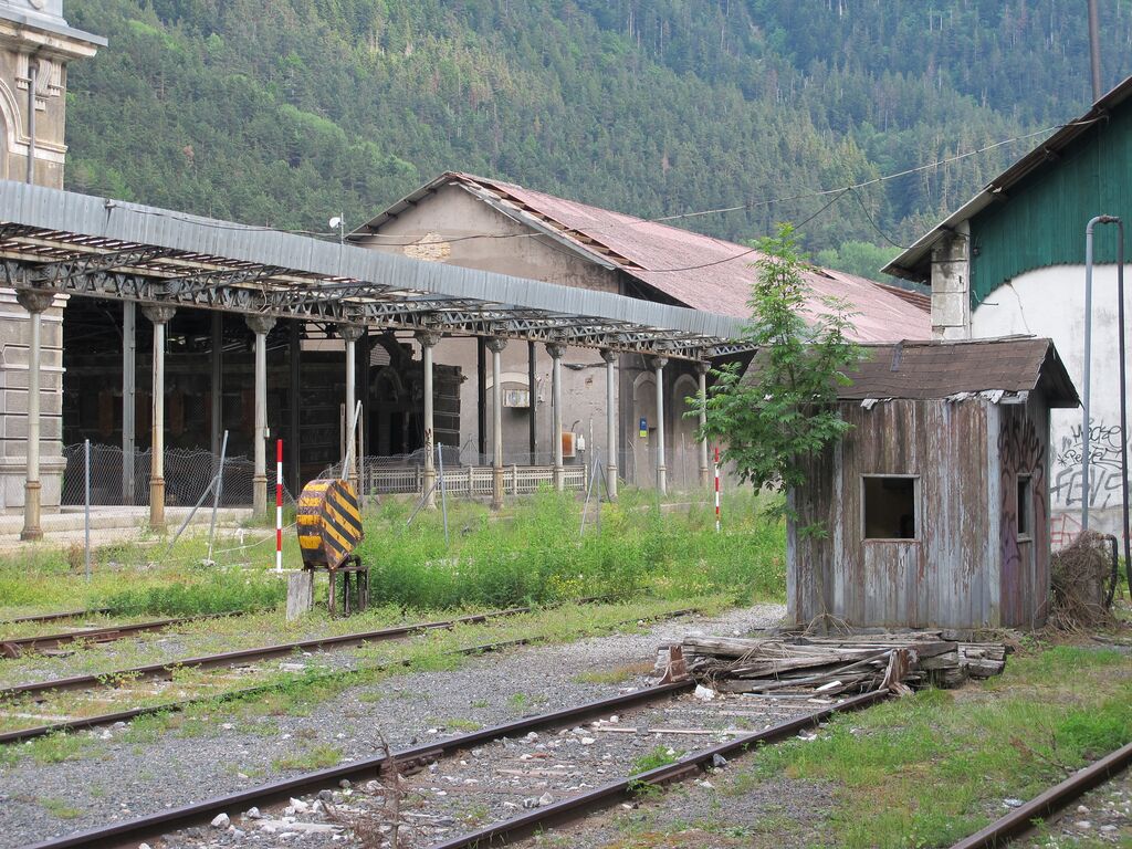 Estación de Canfranc. Vías.
