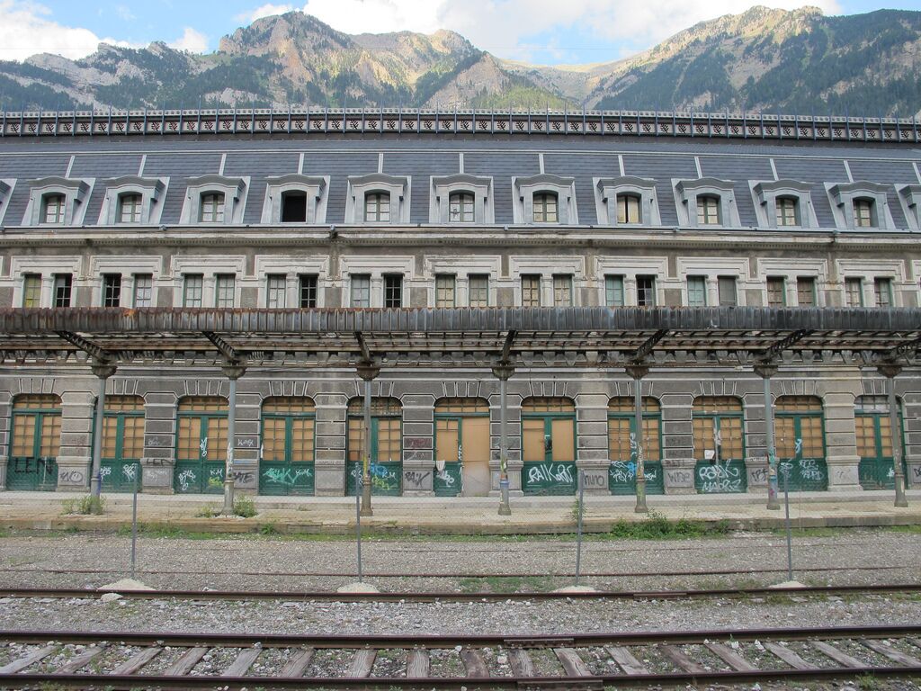 Vista de la estación.