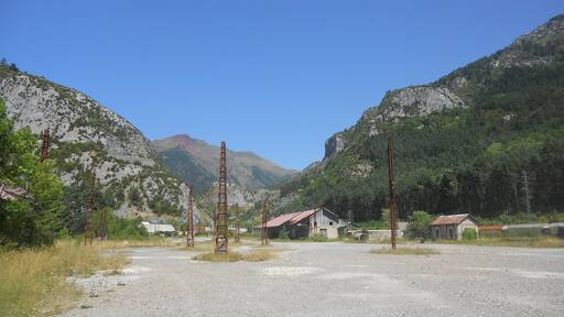 Inmediaciones de la Estación de Canfranc.