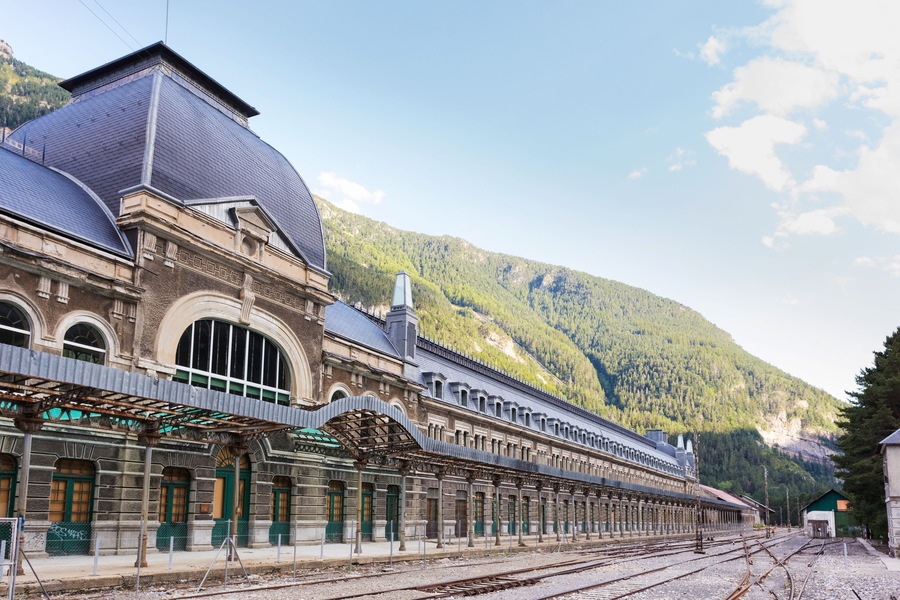 Canfranc International Railway Station (Aragon, Spain)