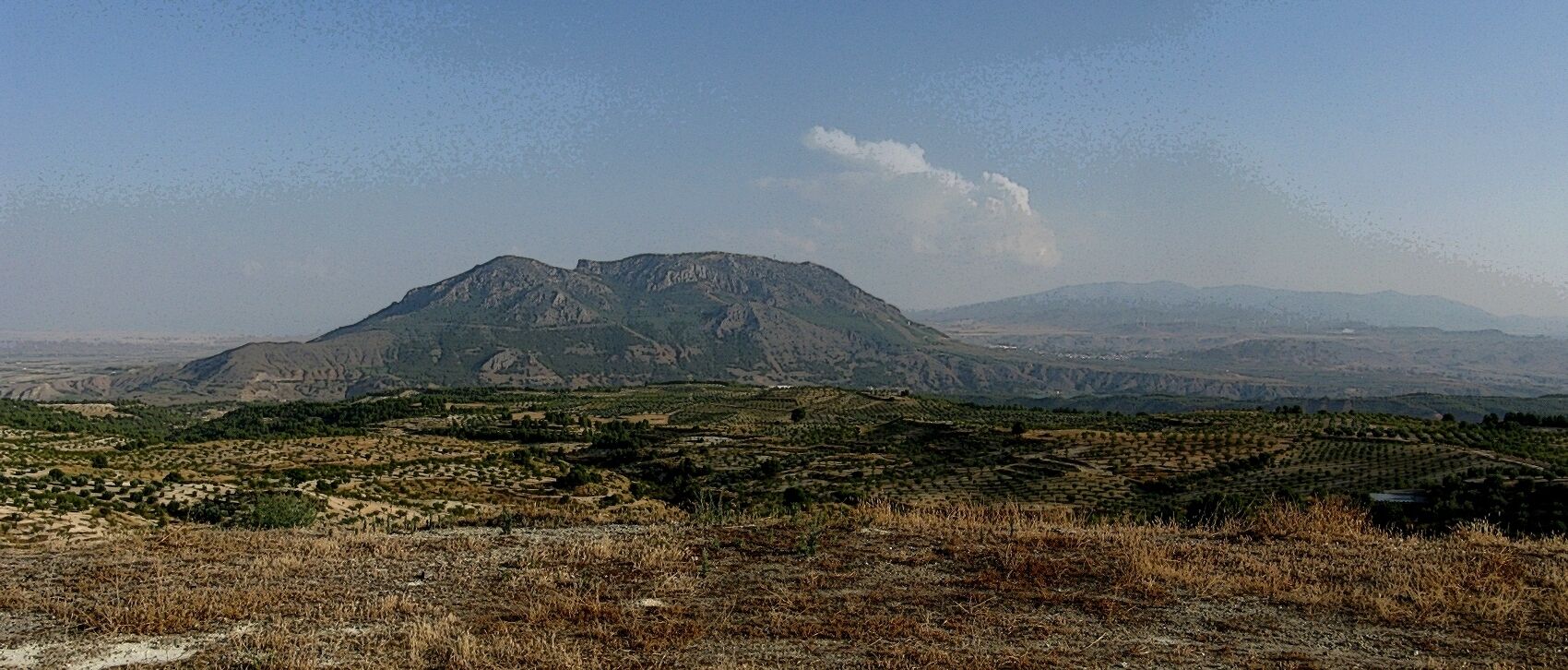 Jabalcon Seen from Near Cortes de Baza