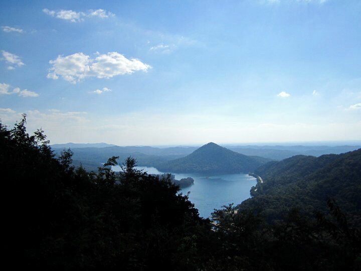 Camping before floating the Ocoee River.  