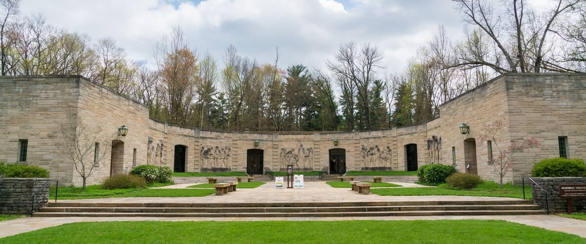 The Vistor Center at Lincoln Boyhood National Memorial, Indiana