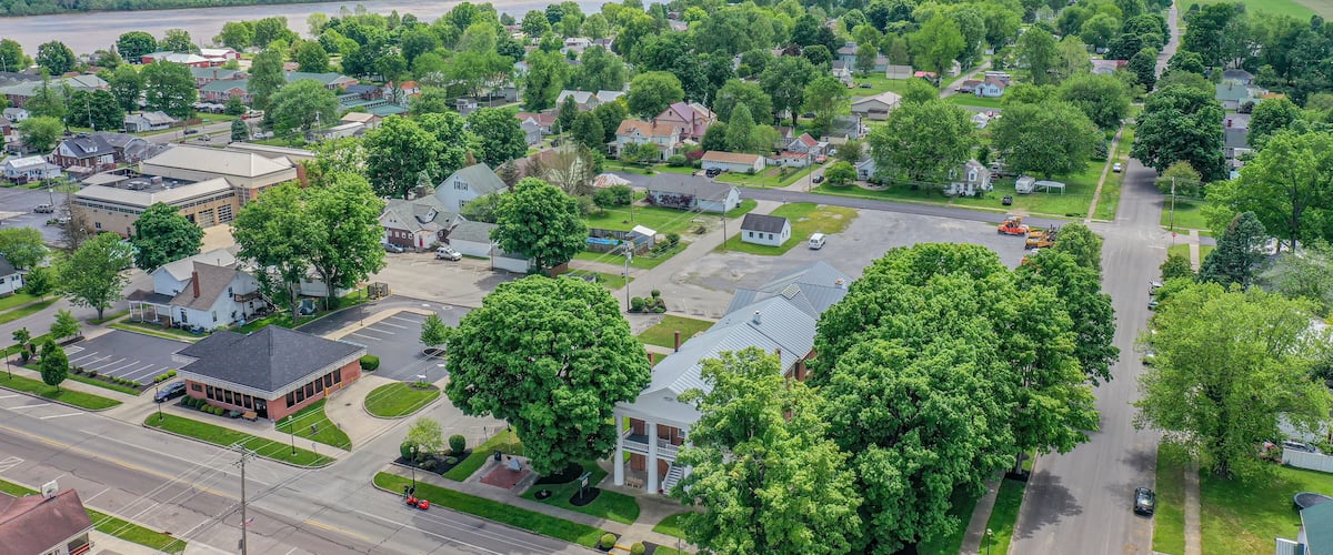 Rising Sun on the Ohio River