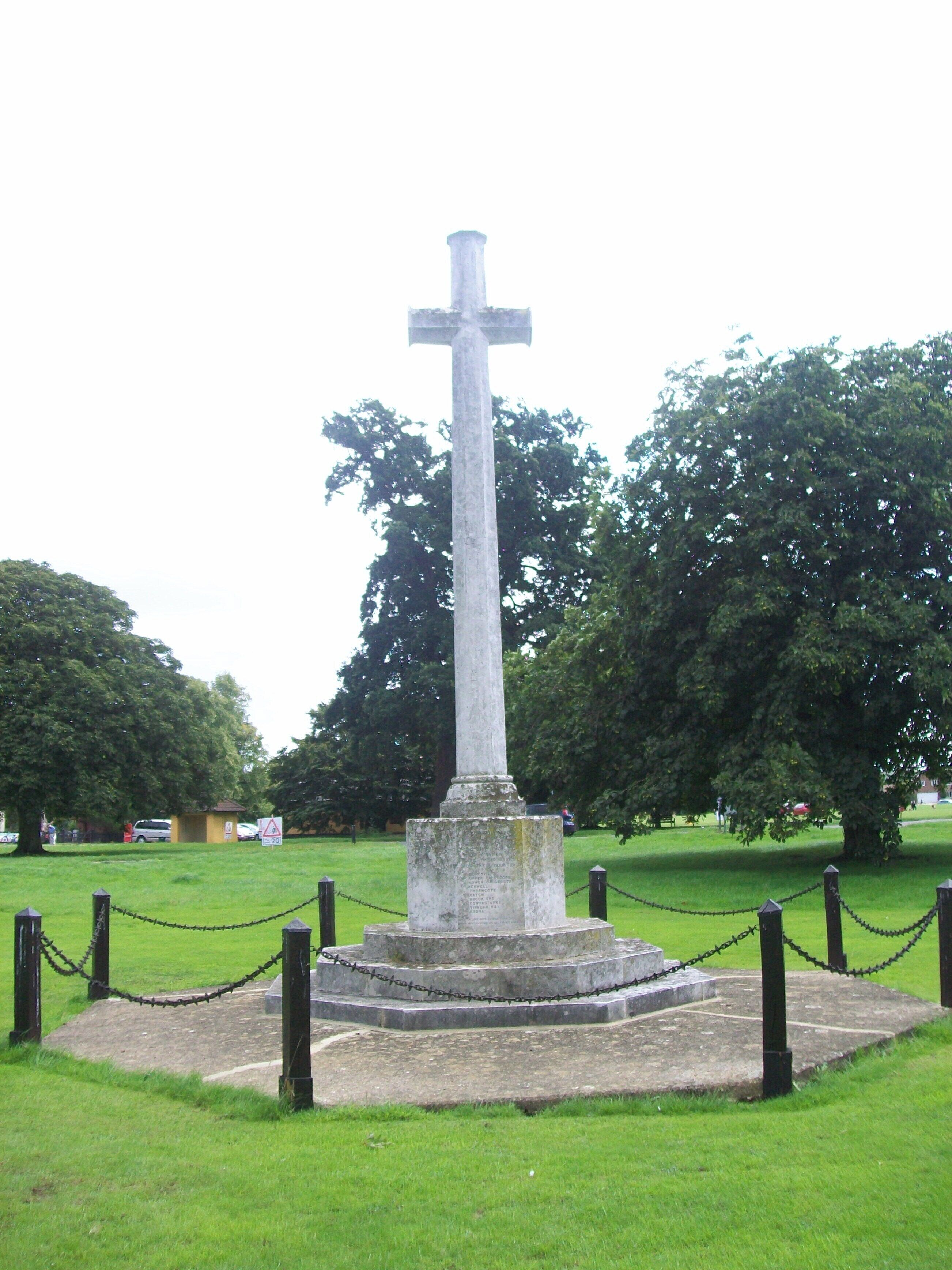 A war memorial in Ickwell, Bedfordshire, United Kingdom
