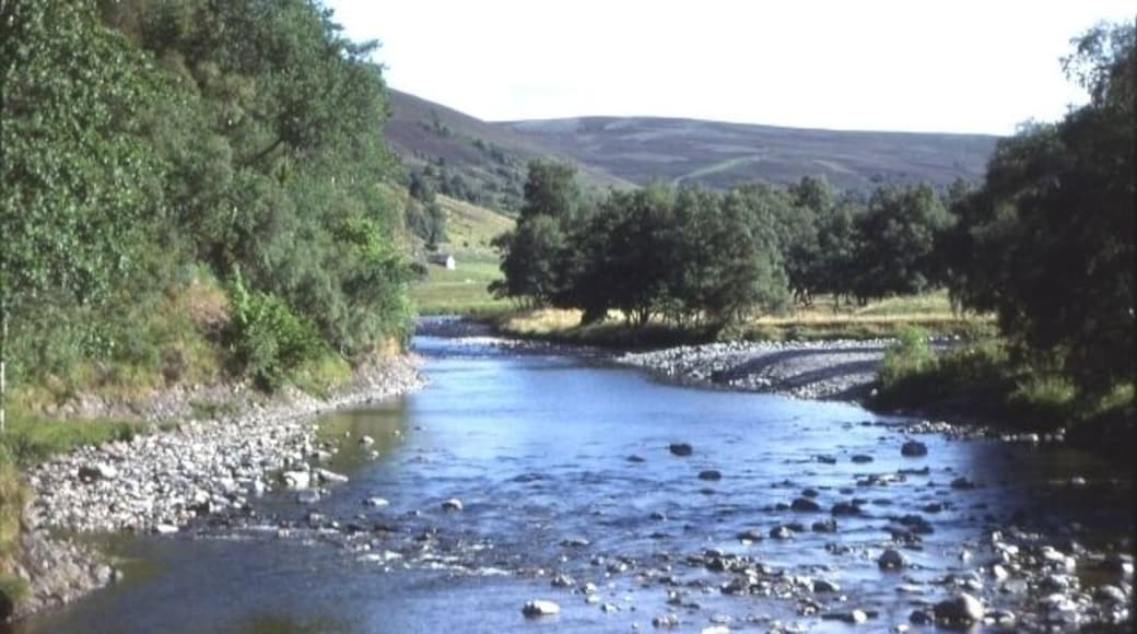 River Avon from Delnabo Bridge.