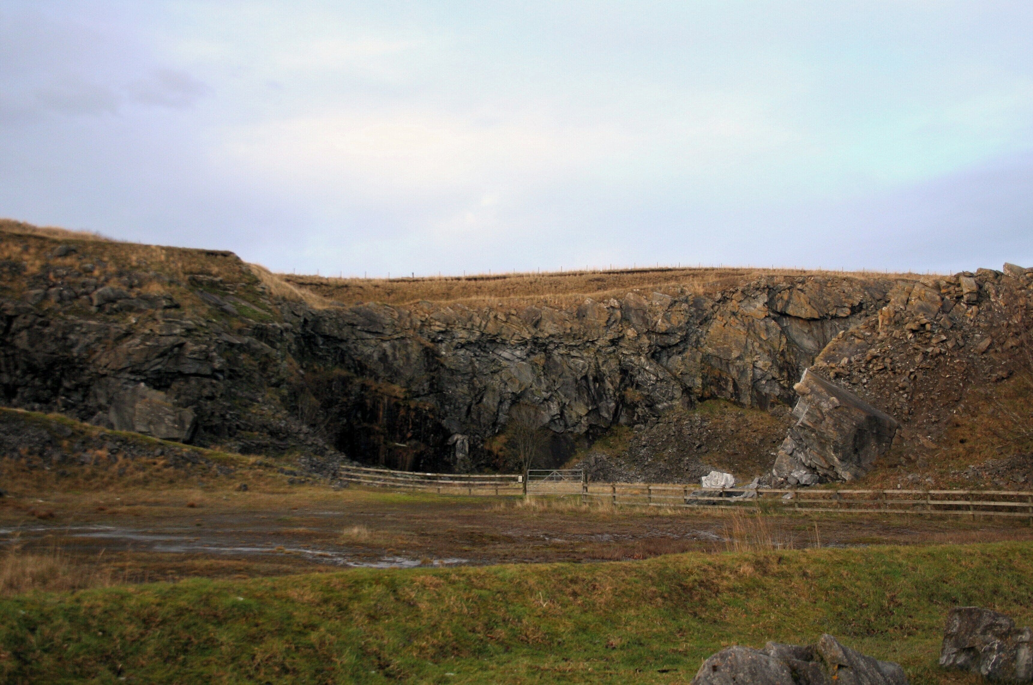 Greag Quarry The disused quarry of Creag Chalcaidh.