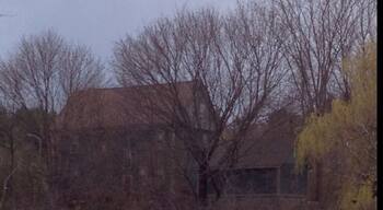 Hidden mansions hide behind the trees all through Maine, and such history.