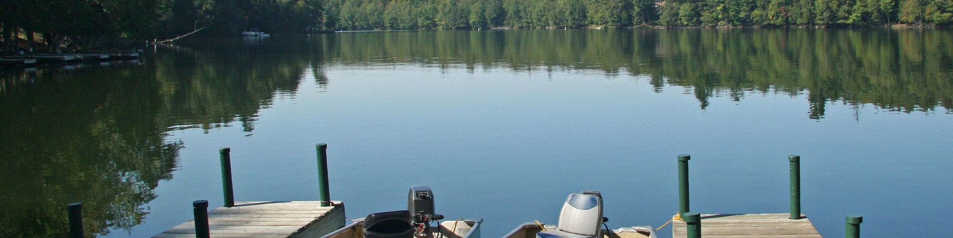 Fishing Boats on Wilderness Lake