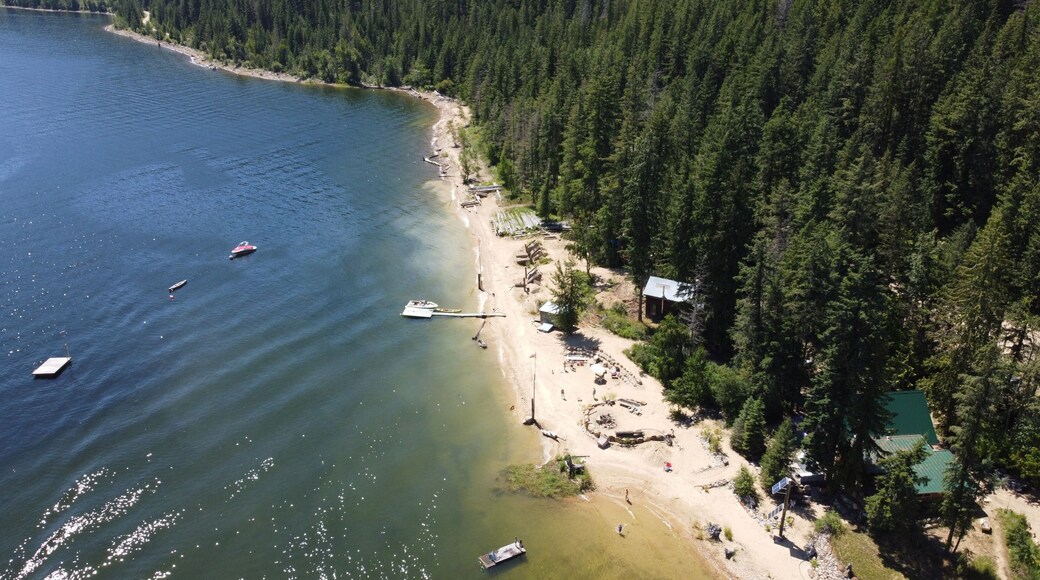 Drone Shot of Shuswap, British Columbia