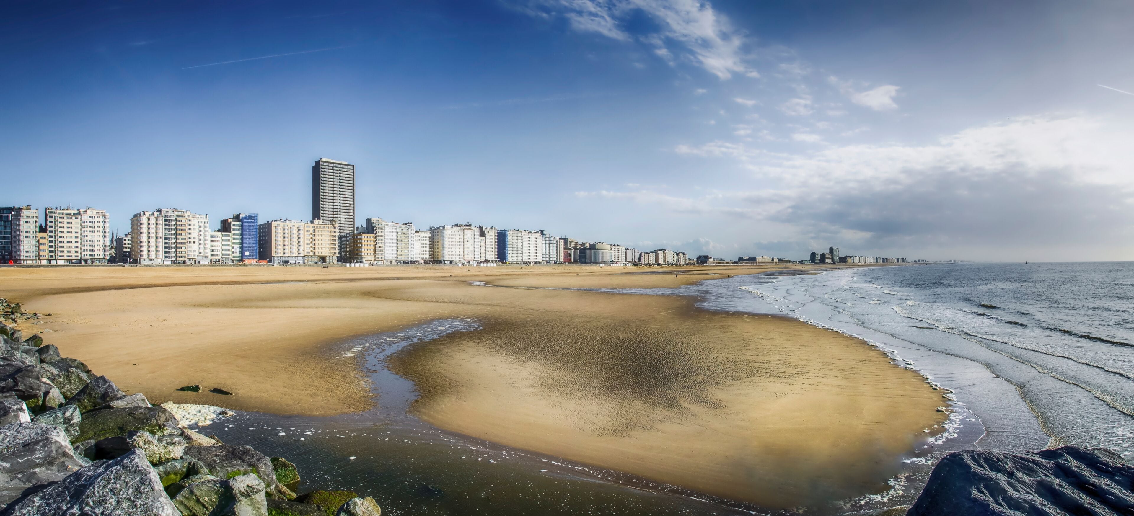 The beach at Ostend, Belgium
