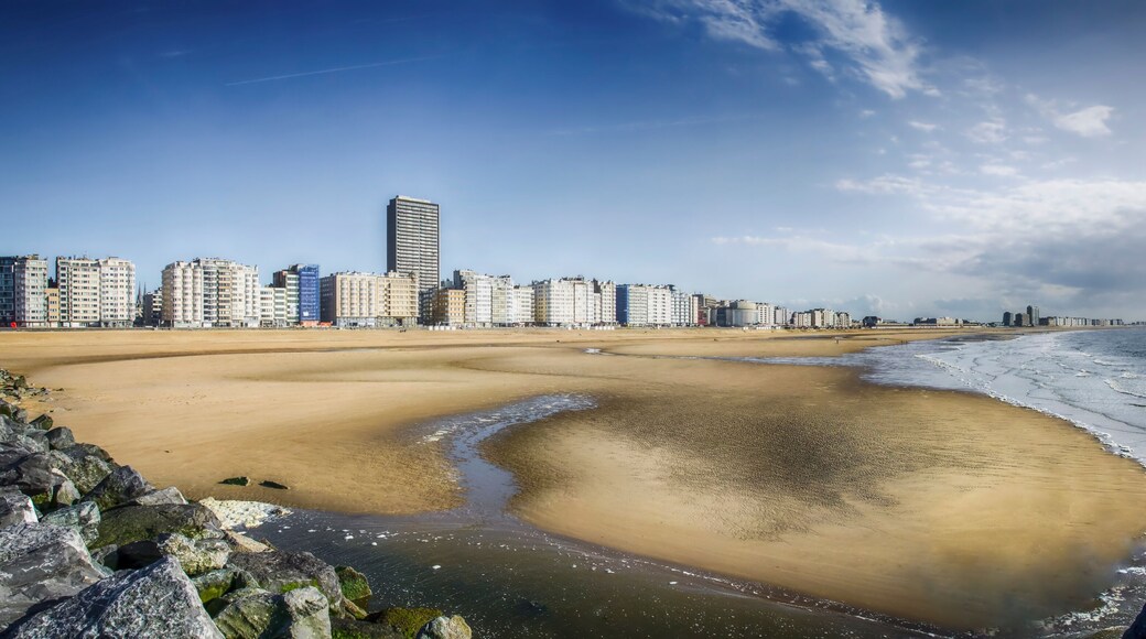 The beach at Ostend, Belgium