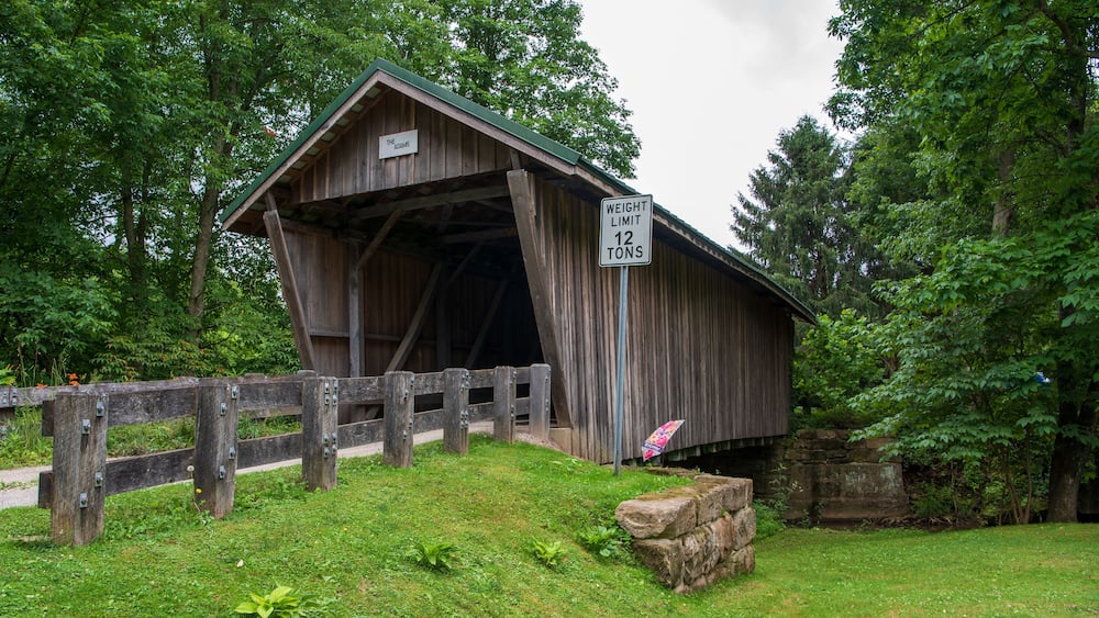 Adams - San Toy Covered Bridge in Morgan County, Ohio