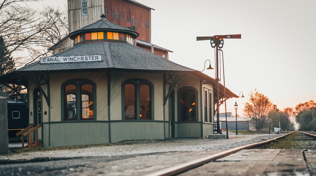 Historic Train Station in Canal Winchester