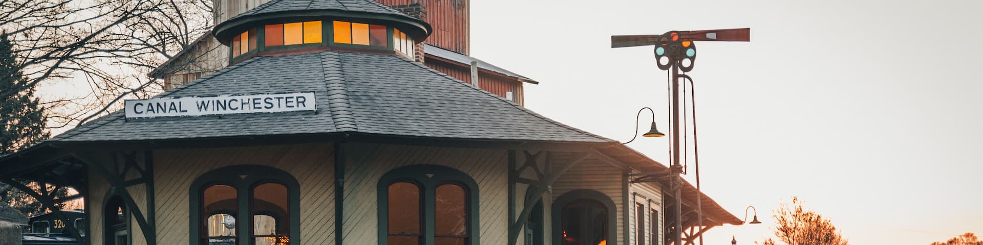 Historic Train Station in Canal Winchester