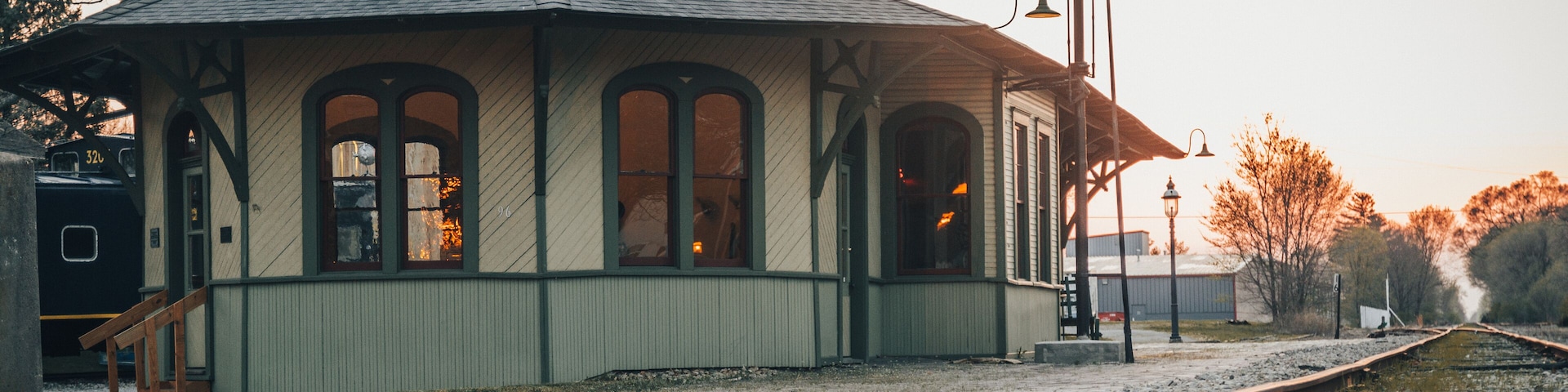 Historic Train Station in Canal Winchester