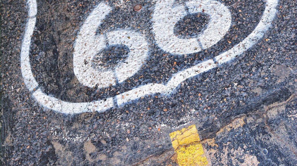 Route 66 sign in USA.
