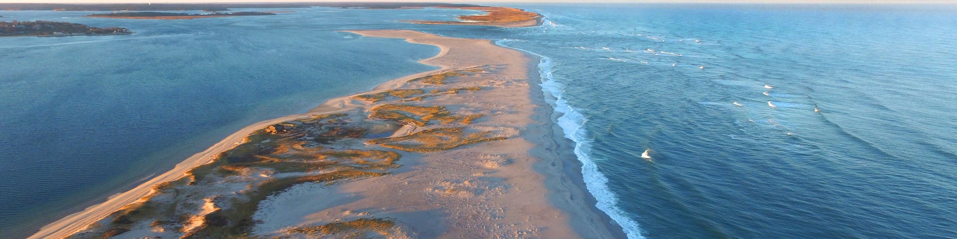Beach Aerial at Chatham, Cape Cod