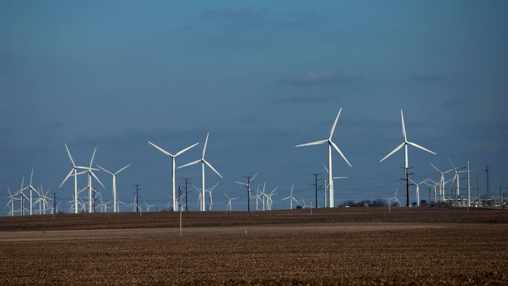 Windfarm in the midwest