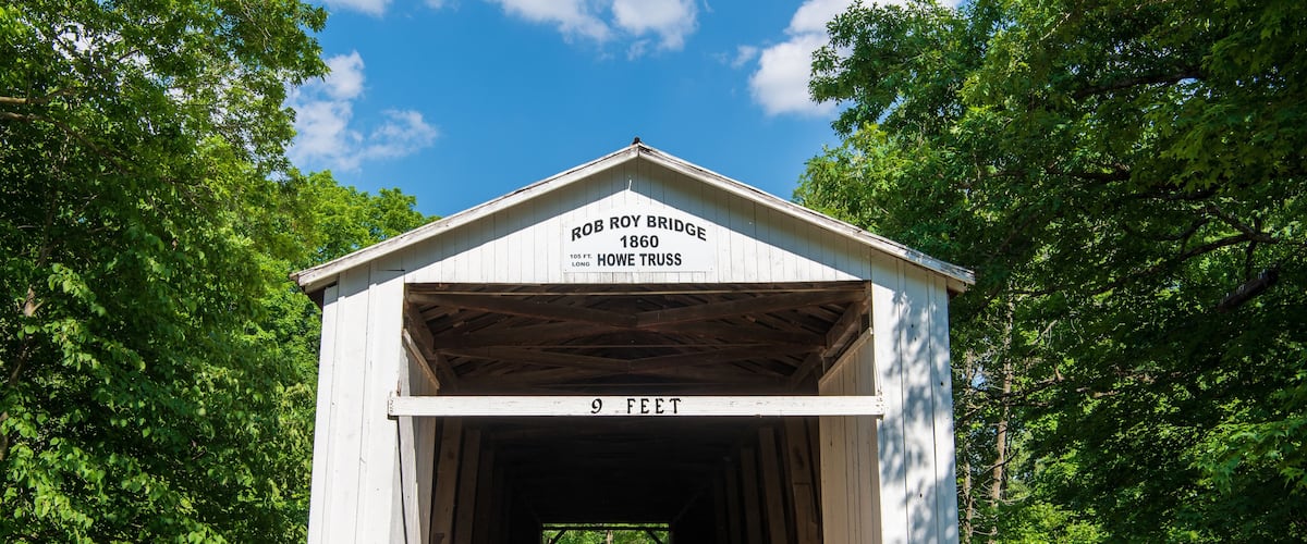 Rob Roy Covered Bridge, Fountain County, Indiana
