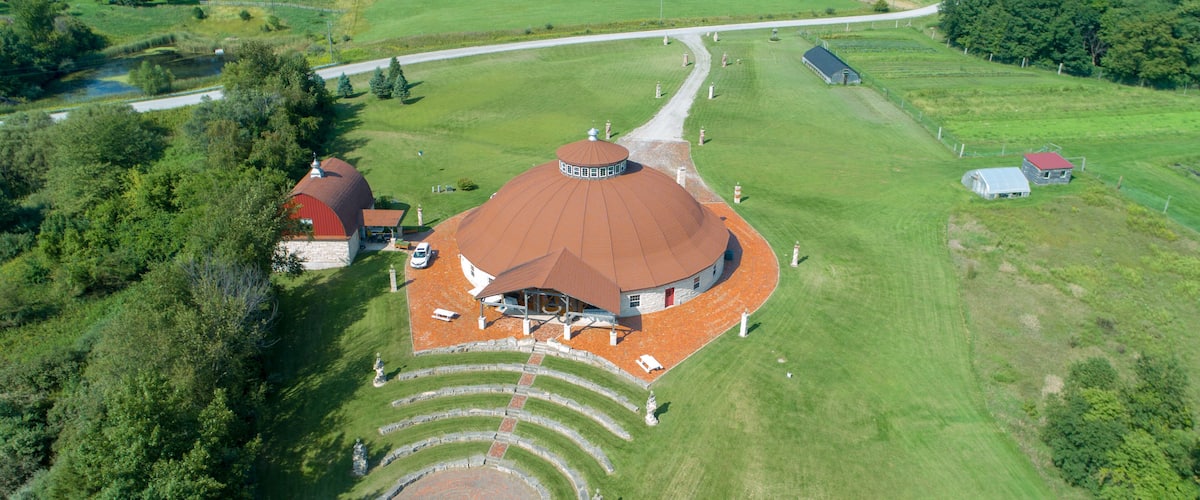 Historic Round Stone Barn Solon Iowa