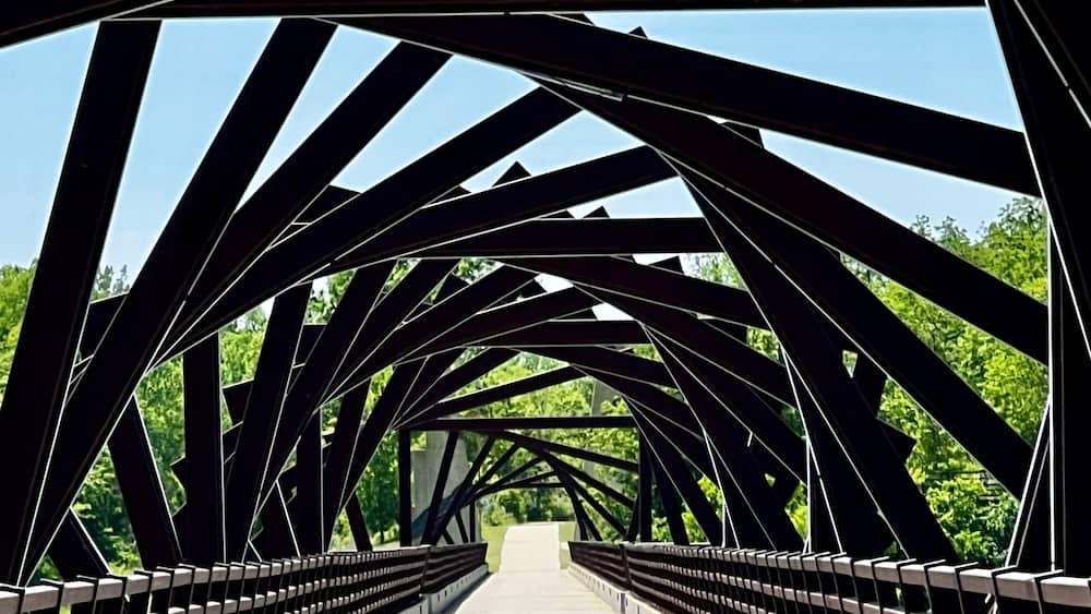 High Trestle Trail Bridge in Iowa