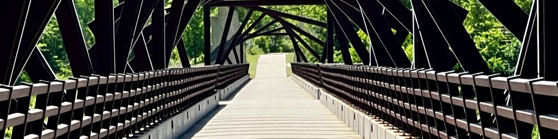 High Trestle Trail Bridge in Iowa