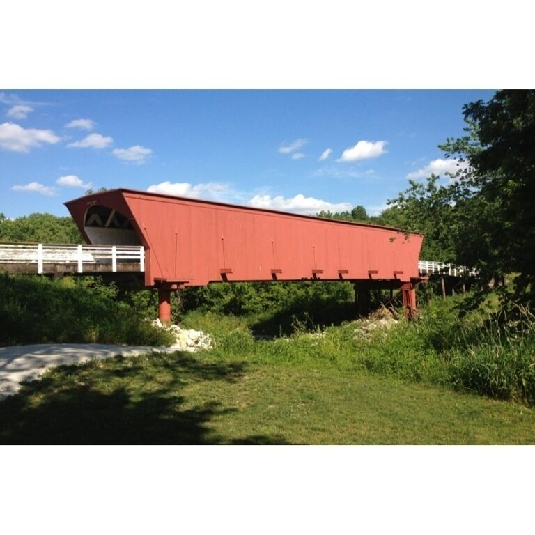 The most famous of the Bridges of Madison County, built a century ago. Clint Eastwood used this location while filming The Bridges of Madison County. #cinematrove
#TroverDetour