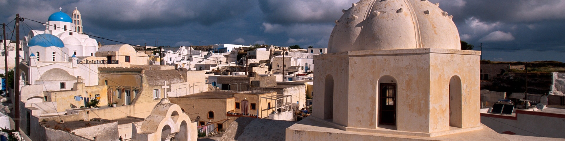 BXWG6B Church Agios Demetrius in Messaria, Santorin (Santorini), Greece. Image shot 2010. Exact date unknown.