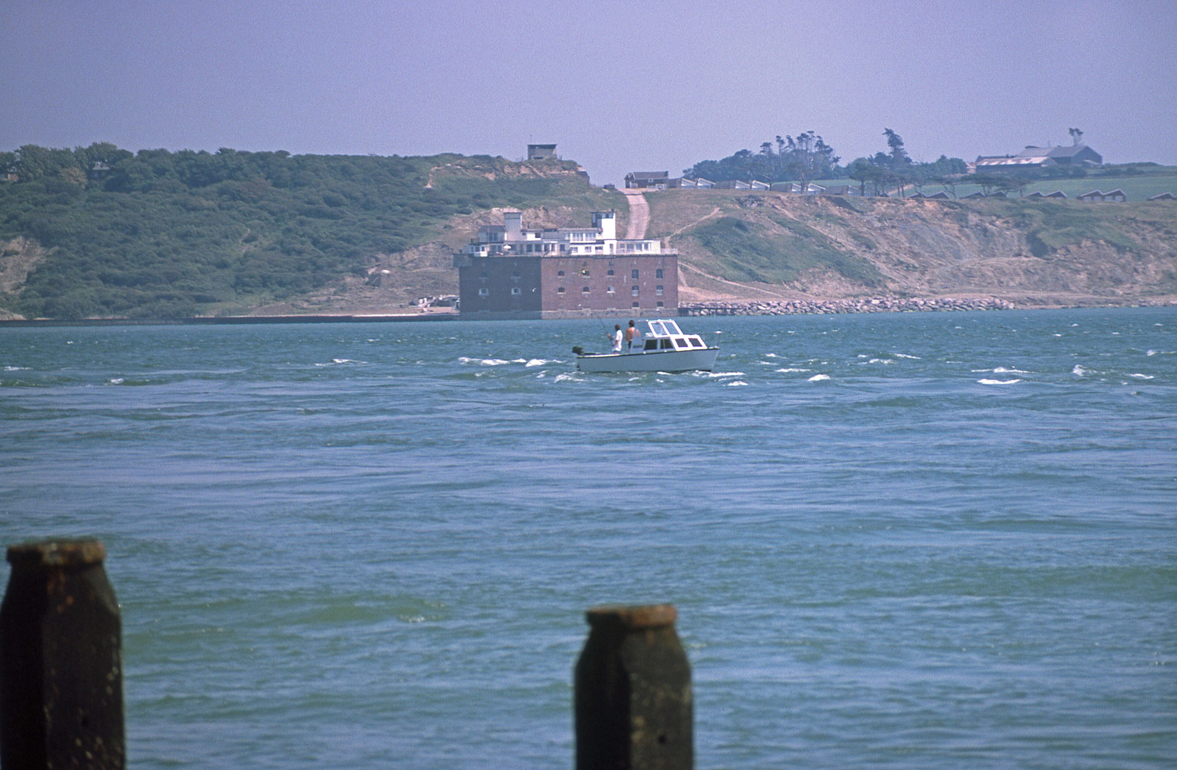 Fort Albert Taken from the nearest point on the mainland, this shows Fort Albert on the Isle of Wight.