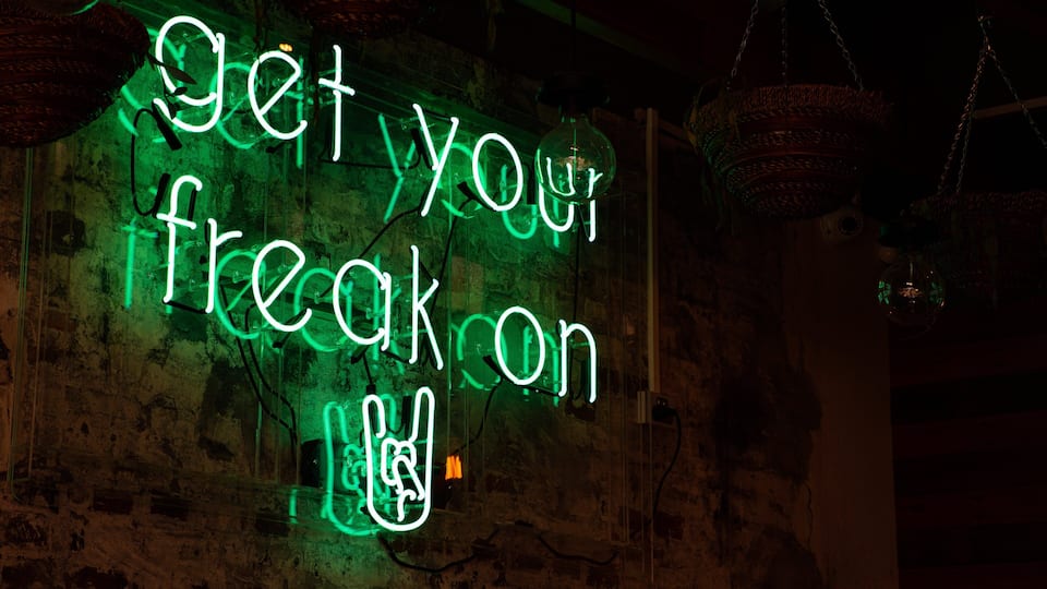 Griffith showing signage and nightlife