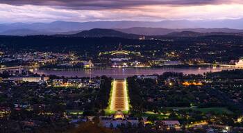Canberra at night from Mount Ainslie Lookout
