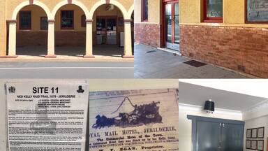 Nice cold beer in the pub where Ned Kelly robbed the bank .lots of history here,check out the Jerilderie letter online