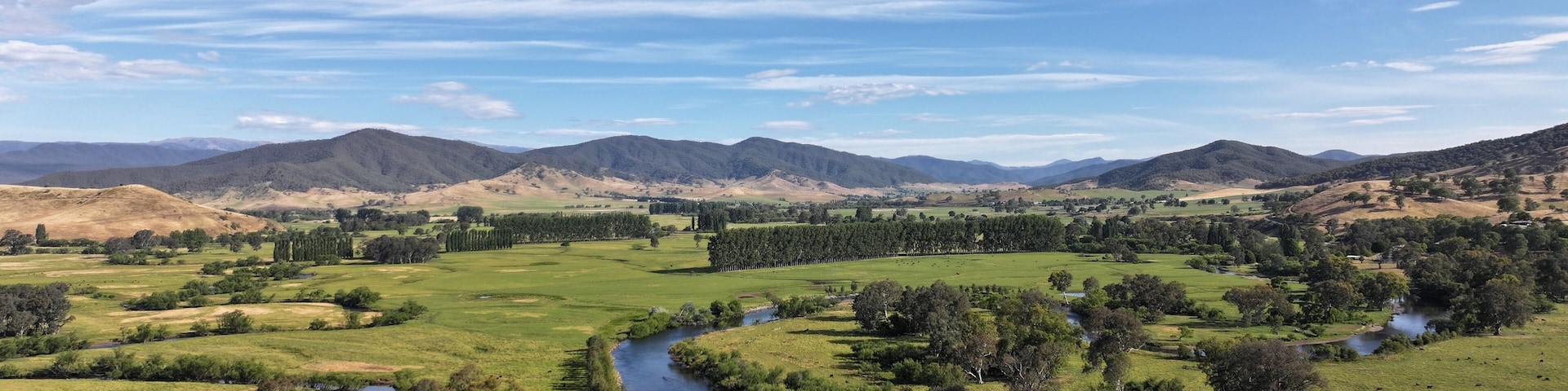 Aerial footage of Bringenbrong Bridge NSW Australia