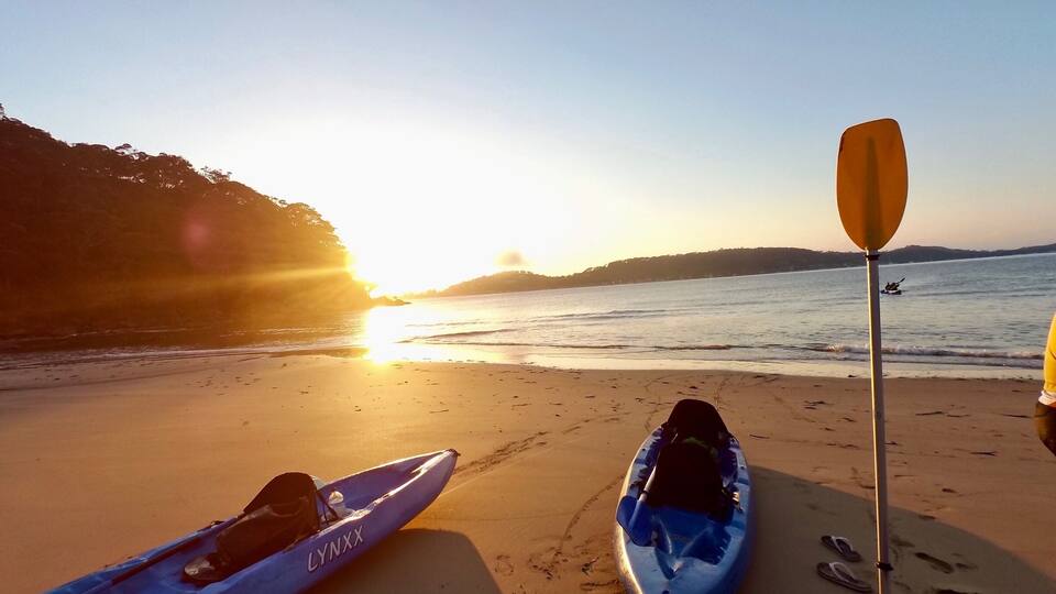 Early morning at Pittwater, at Sydney's Northern Beaches. Perfect for a few tranquil hours of kayaking and a swim in the ocean, before the weekend day trippers arrive. #LifeAtExpedia