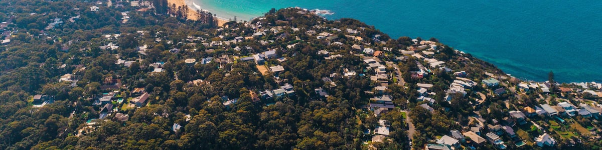 Palm Beach, Sydney by helicopter aerial