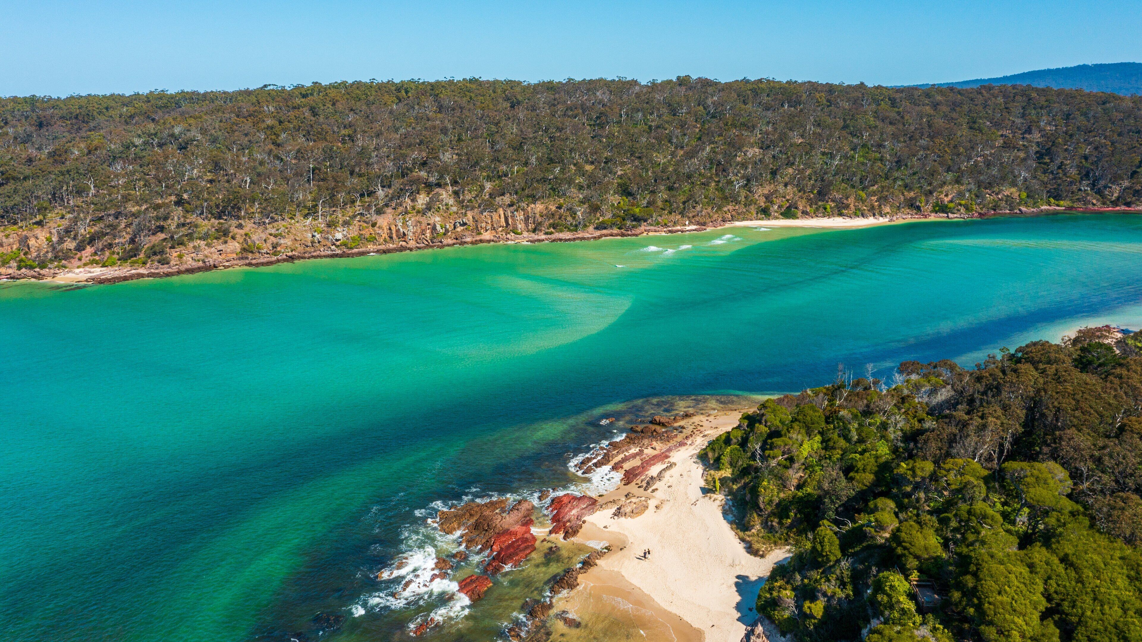 Pambula showing landscape views, tranquil scenes and a river or creek