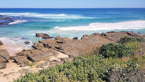 Soldiers Point Rock Platform near the beach New South Wales Australia