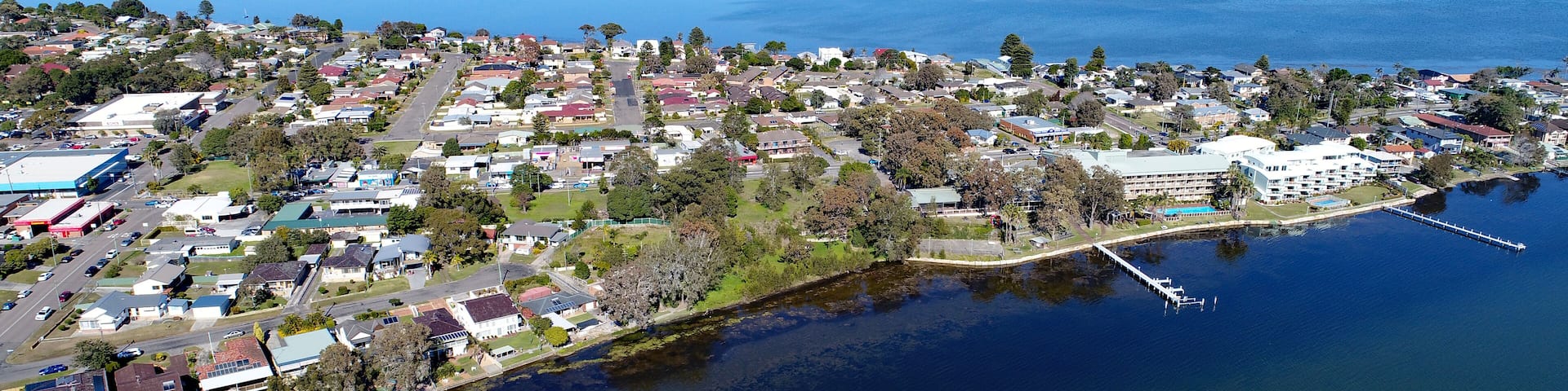 Aerial Photo of Toukley, Budgewoi Lake NSW Australia