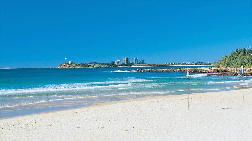 Alexandra Headland which includes a beach