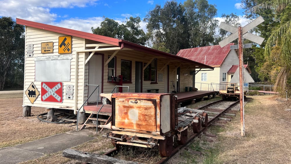 An old train station in Biloela in Queensland Australia